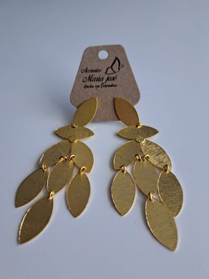 Aretes Hojas Rama