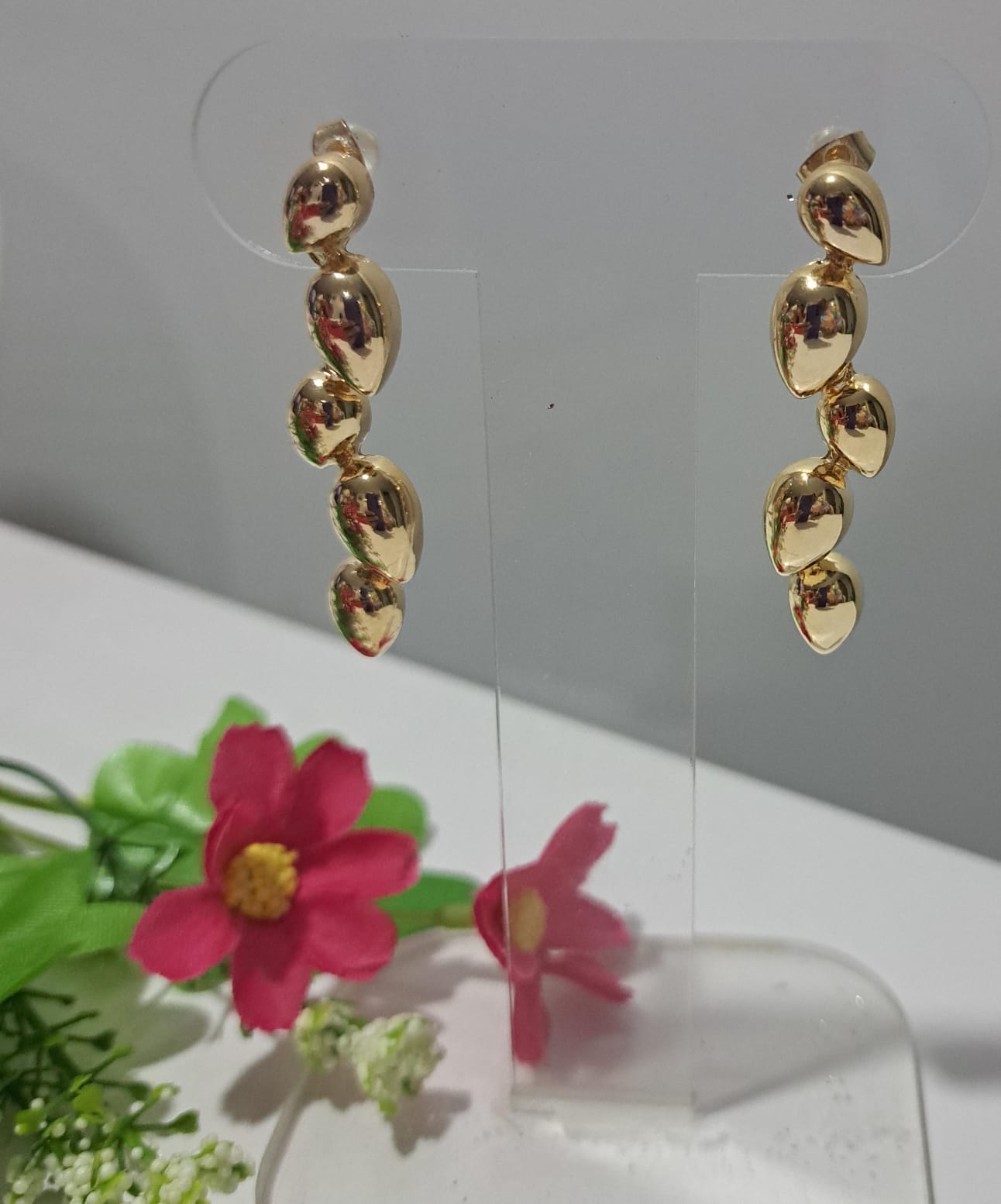ARETES BALINES OVALADOS