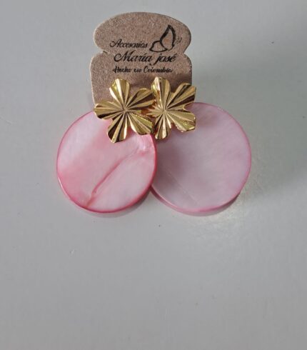Aretes en Nácar varios Colores