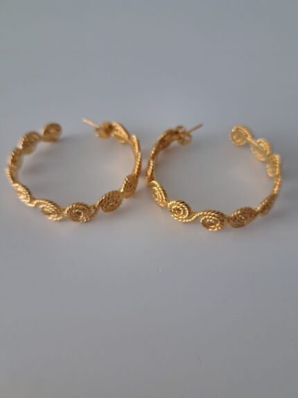 Candongas Espiral Bronce