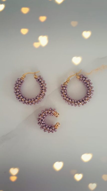 Set de Candongas y Ear Cuff