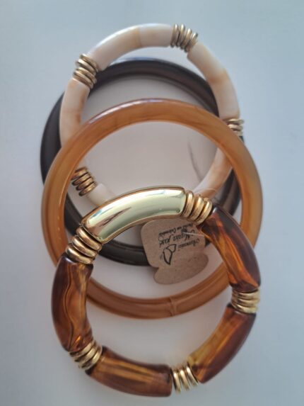Pulseras Tonos Café