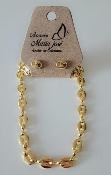 Juego Collar y Topos Gucci