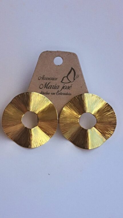 Aretes Círculo en Bronce