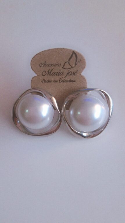 Aretes Topos Diseño Perla