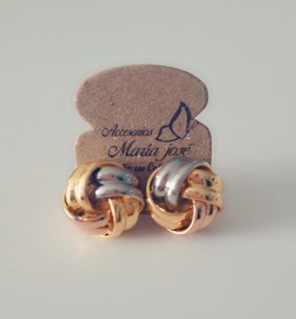 Aretes Topos Rosita Tricolor