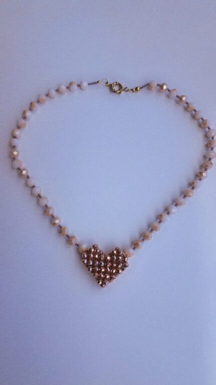 Collar en Murano Dije Corazón