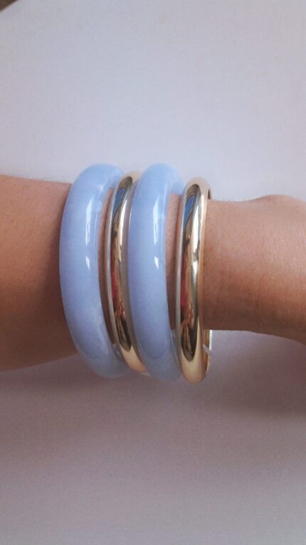 Juego Pulseras Carey Varios Colores