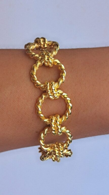 Pulsera Círculos Bronce