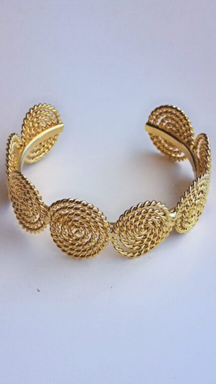 Pulsera Espiral Bronce
